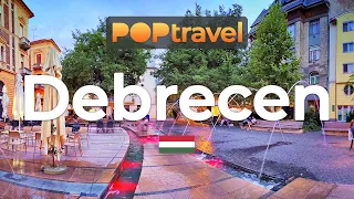 Walking in DEBRECEN / Hungary 🇭🇺 - Evening Tour - 4K 60fps