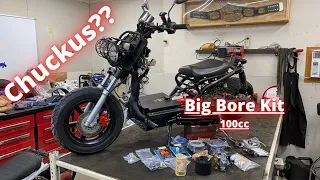 100cc Big Bore Kit on a Honda Ruckus Clone! Will It Run...Better? GY6 139QMB It's a Chuckus?!?