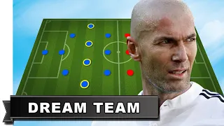 Zinedine Zidane's Amazing Dream Team with 17 players [All-Time Squad of Real Madrid Manager]