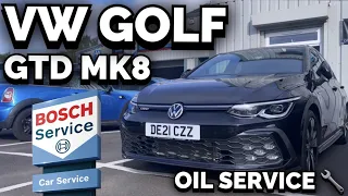 OIL SERVICE - VW GOLF GTD MK8 2021