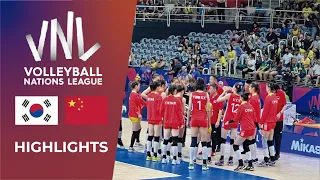 🇰🇷 Korea vs 🇨🇳 China | Highlights | Week 1 | Women's VNL 2024