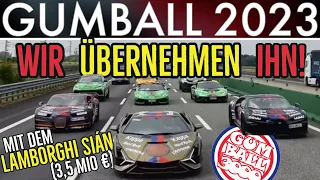 GERMANS take over gumball with LAMBORGHINI SIÁN(€3.5 million)+BUGATTI CHIRON PUR SPORT(€6 million)