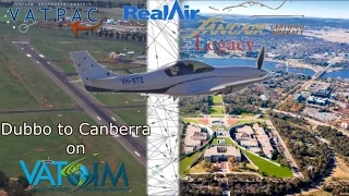 FSX Realair Lancair Legacy v2 on Vatsim. Dubbo to Canberra