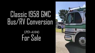 1958 GMC Greyhound Bus (PD 4104) /RV Conversion For Sale