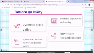 10 клас. Урок 34. Тема:Ергономіка розміщення відомостей на веб-сторінці