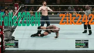 WWE 2K18 ONLINE - Randy Orton (Zik242) vs. Dean Ambrose (FaKe22DeN) Extreme 2-out-of-3 Falls Match