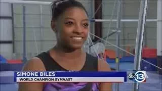 Simone Biles featured on abc13