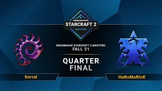 SC2 - Serral vs. HeRoMaRinE - DreamHack SC2 Masters 2021 Fall: Season Finals - Quarterfinal