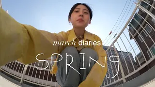 SPRING DIARIES | morning walks, pop-ups, learning french