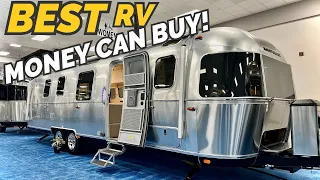 The BEST RV money can buy + twin bed option & a desk! 2024 Airstream Classic 33FB Twin