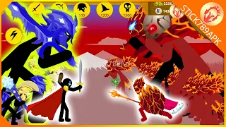 XIPHOS, MEGA ICE GRIFFON TEAM UP TO DEFEAT TWIN DEMON BOSS LAVA | Stick War Legacy Mod | Stick789Apk