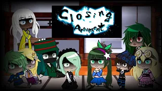 Danganronpa v3 Victims and the Blackeneds react to trial 5 closing argument