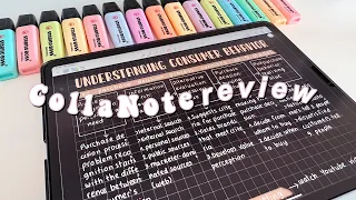 Testing CollaNote for the first time | is it worth it? + aesthetic notes 📝 back to school 2023