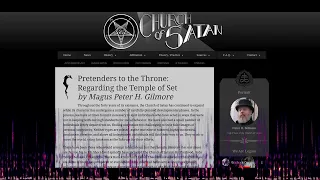 Pretenders to the Throne: Regarding the Temple of Set — Peter H Gilmore, Church of Satan High Priest