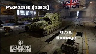 Fv215B (183) in Paso de Dukla: 8,5K damage | World of Tanks | Wot console