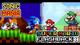 Cross Console Clash | Sonic Mania vs Mario Flashback