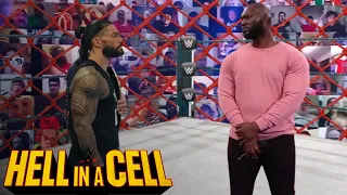 WWE May 23, 2021 - Roman Reigns vs Omos Jordan Omogbehin - Universal Championship: Hell In a Cell
