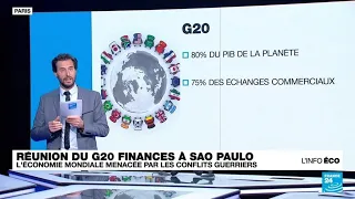 Une réunion du G20 Finances sur fond de tensions mondiales • FRANCE 24