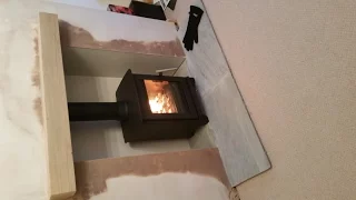 HETA Inspire 40 Multi Fuel Stove Installation Timelapse