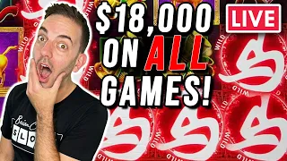 I Spun $1,000 on EVERY GAME in BCSlots Area at Plaza, Part 1
