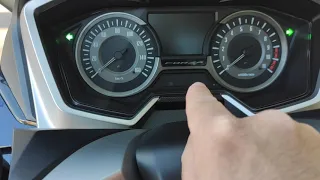 Funcionamiento piñas de mandos y ruleta encendido Honda Forza.