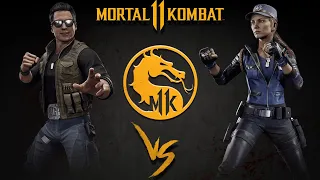 Mortal Kombat 11 Johnny Cage vs Sonya Джонни Кейдж против Сони