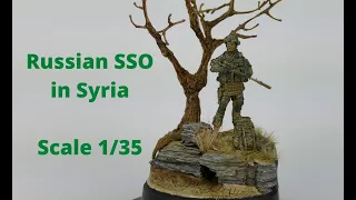 Diorama - Scale 1/35 - Russian SSO in Syria - "Waiting for the exfil"