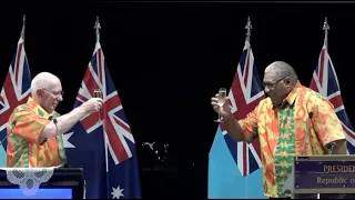 Fijian President hosts a reception for The Governor-General of Australia