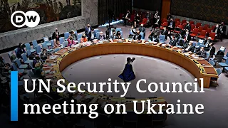 US and Russia clash over Ukraine at UN Security Council meeting | DW News