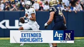 No. 22 Air Force at Navy: Extended Highlights I CBS Sports