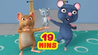 Do Chuhe The Mote Mote The Poem | Hindi Rhymes for Children | Infobells