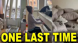 Ukrainian pianist plays Chopin one final time at her war-ravaged home