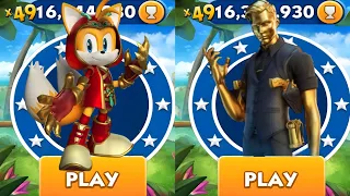 Sonic Dash - Dragonclaw Tails vs Agent Run vs All Bosses Zazz Eggman - All Characters Unlocked