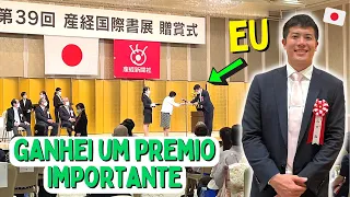 Ganhei um prêmio importante no Japão