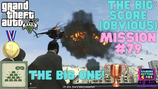 GTA 5 - Mission #79 - The Big Score (Obvious) [100% Gold Medal Walkthrough] in (4K).