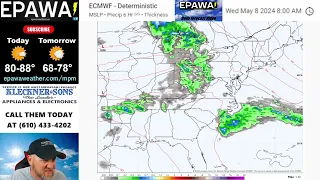 Thursday May 2nd, 2024 video forecast