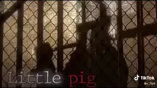 the walking dead little pig little pig let me in niggan