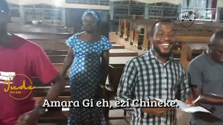 Rehearsal with Uwani Regional Choir, Enugu Archdiocese At St Pauls Awkunanaw Enugu