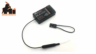 MC6R1-C39 | Receiver E6-A Microzone 2.4Ghz 6 channel RC MC6DR