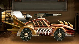 ЭТАП 3 ZOMBIE Hill Racing прохождение игры про машины против зомби на андроид.