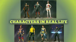 Free fire all characters in real life 2020