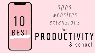 10 BEST FREE Apps + Websites + Extensions for PRODUCTIVITY & SCHOOL | Students | StudyWithKiki