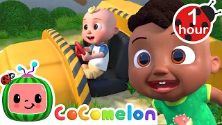 JJ and Cody Play in a Construction Truck! (Goodbye Song) | Best Cars & Truck Videos for Kids