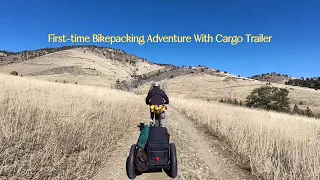 First time Bike packing Adventure With Cargo Trailer#pacycle ：Overnight Camping Thrills