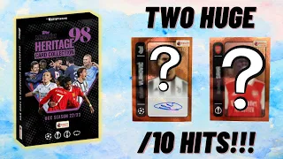 NEW! Topps Merlin 98 Heritage box opening! TWO HUGE HITS!