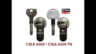 CISA ASIX / CISA ASIX P8 tin foil impression lockpick presentation