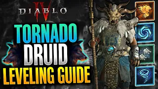 Diablo 4 - OP Tornado Druid Leveling Build Guide (Level 1-50) Best Druid Build
