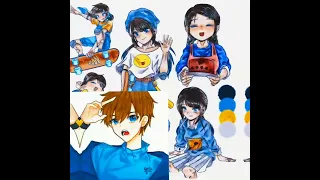 BoBoiBoy versi anime ni cewek dan cowok edit ni