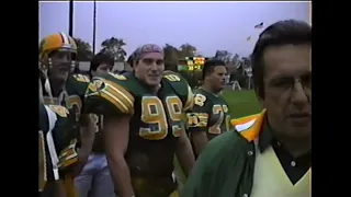 Football NMU 24 vs Ferris St 22  1988