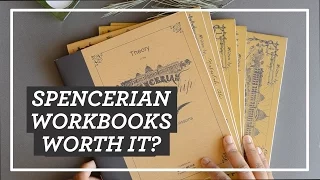 SPENCERIAN WORKBOOKS - Worth It? || Spencerian System of Practical Penmanship Review